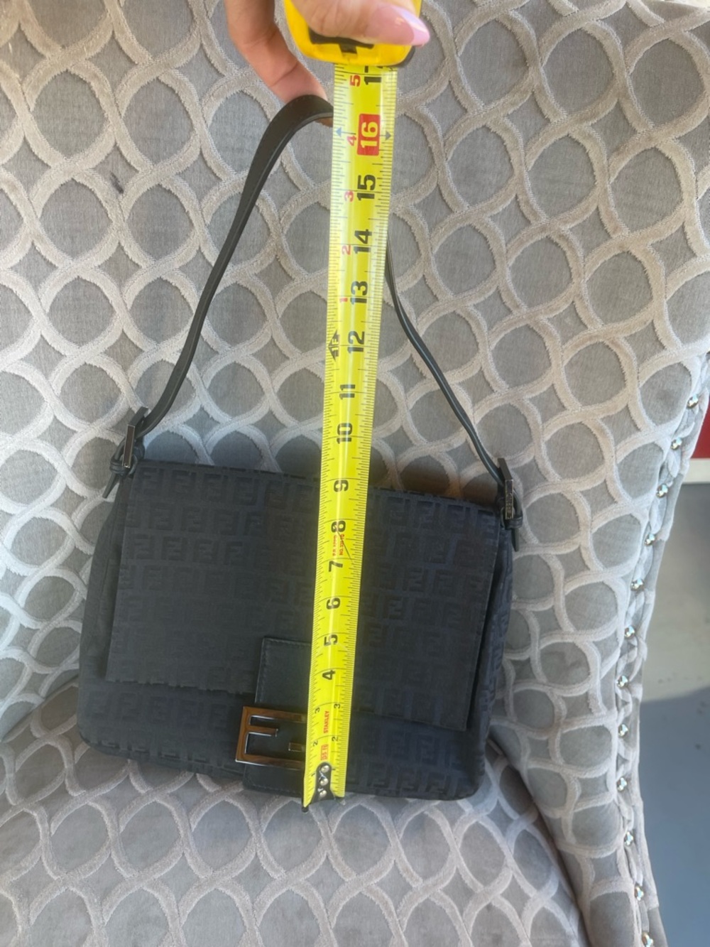 FENDI ZUCCHINO MAMA BAGUETTE - Picture 13 of 16